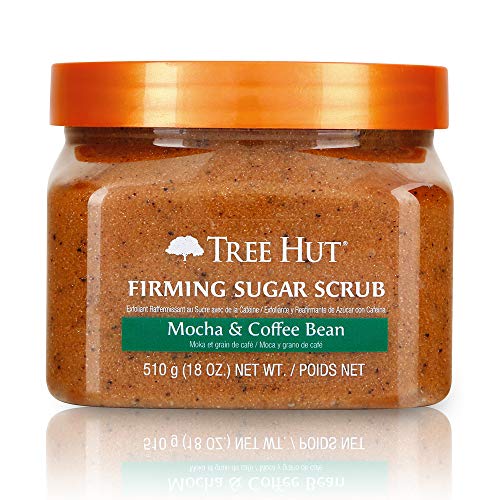 Tree Hut Ultra Hydrating and Exfoliating Sugar Scrub Mocha & Coffee Bean for Nourishing Essential Body Care, 18 Ounce - Mocha & Coffee Bean - 1.13 Pound (Pack of 1)