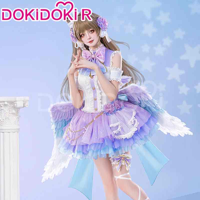 DokiDoki-R Anime LoveLive! School Idol Project Cosplay Lovelive Kotori Minami Costume / Wig White Day Angel Idol Project | Wig Only-In Stock