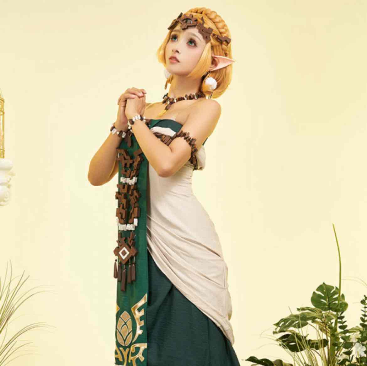 The Legend Of Zelda: Tears Of The Kingdom Princess Zelda Cosplay Costume Dress Set with Accessories