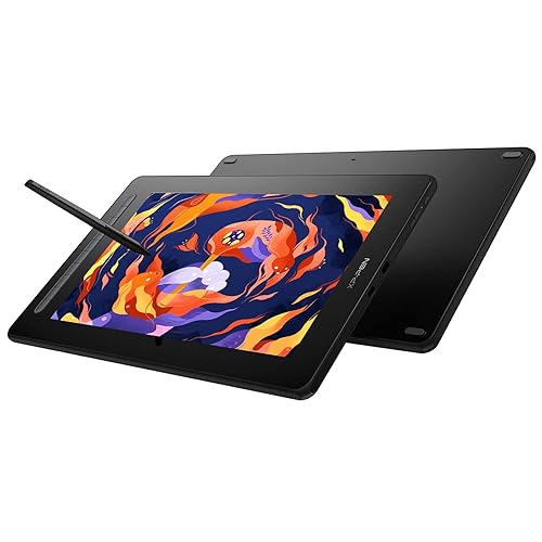 XP-PEN 15.4" Drawing Tablet with Screen Artist 16(2nd Gen) Graphics Monitor with Battery-free Pen,1920x1080 FHD Display for Animation,Illustration,Sketching,Supports Windows,Mac OS,Android,Chrome OS - Artist 16 (2nd Gen) - Black