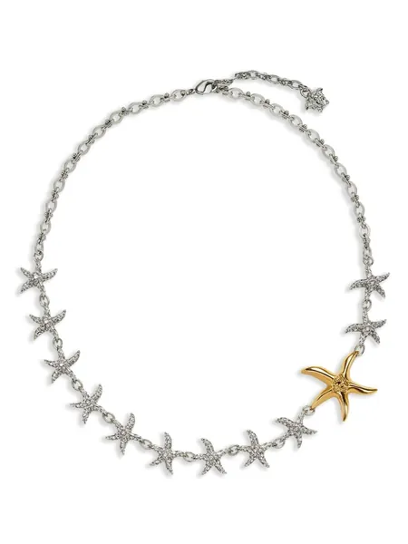 Versace starfish rhinestone necklace