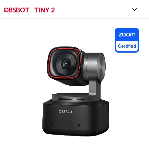 OBSBOT Tiny 4k Webcam