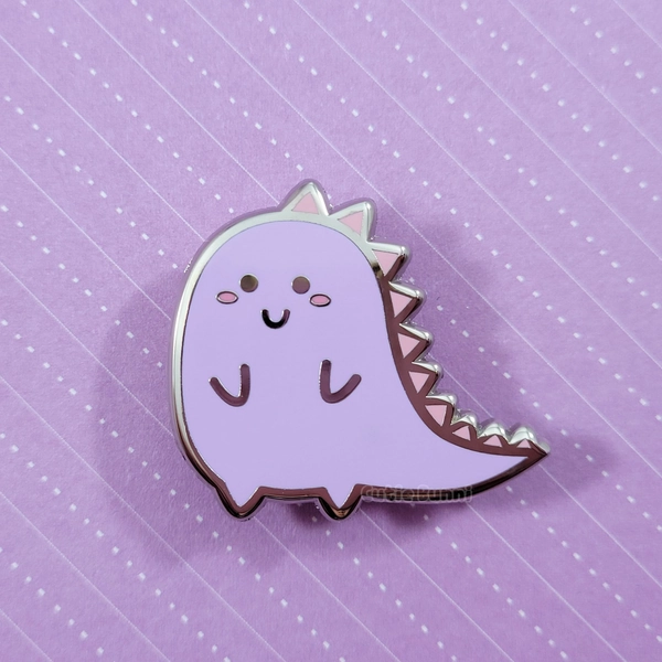 Lil Dino Enamel Pin (Purple)