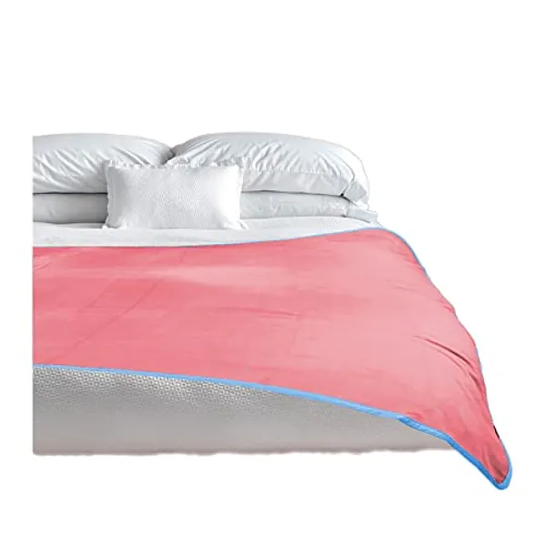 TOP 100% Waterproof Pink/Blue Jumbo 80x60 for Adults and Pets. Keep Everything Dry No Matter How Wet It Gets! Ultra-Soft, Noiseless, Leakproof. Bed, Mattress, Furniture Protector. EZ Wash/Dry