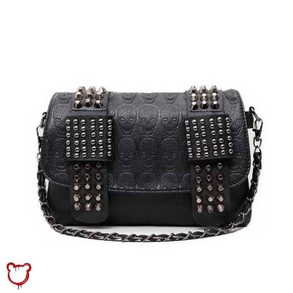 Black Skull Rivet Bag