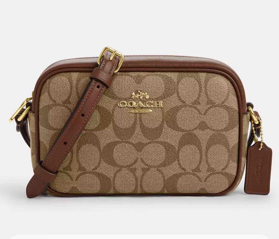 COACH® Outlet | Mini Jamie Camera Bag In Signature Canvas
