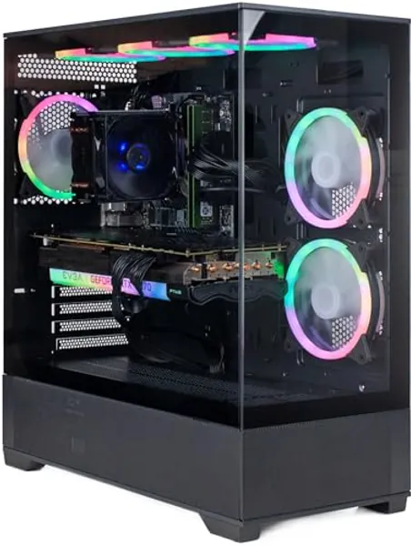 XUM Vista Gaming PC: Intel Core i7-11700F, RTX 3070 8GB, 32GB DDR4 RAM, 1TB NVMe SSD, 2TB HDD, 700W PSU, aRGB, WiFi, Windows 11