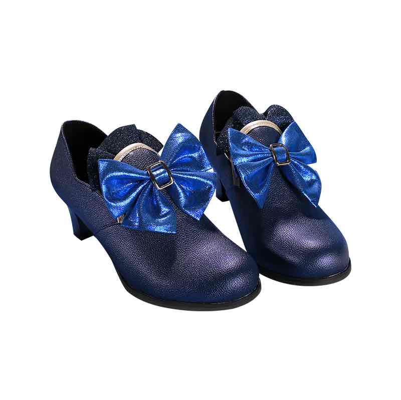 【Partial Size Ready For Ship】【Size S-2XL】DokiDoki-SR Game Genshin Impact Cosplay Fontaine Furina Costume / Shoes Dark Furina Focalors