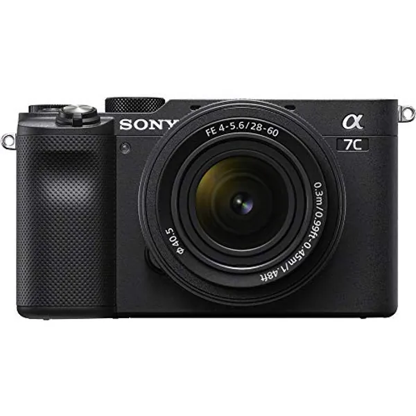 Sony Alpha 7C Full-Frame Compact Mirrorless Camera Kit - Black (ILCE7CL/B)
