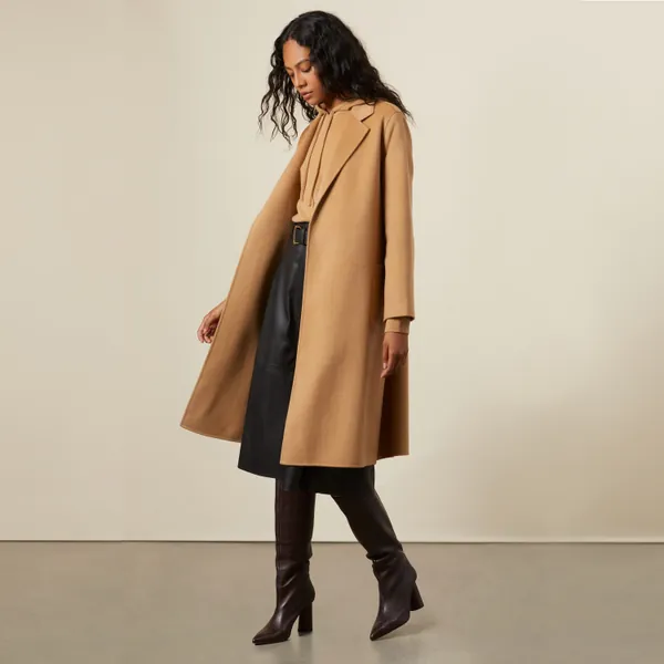 Cashmere Wool Robe Coat