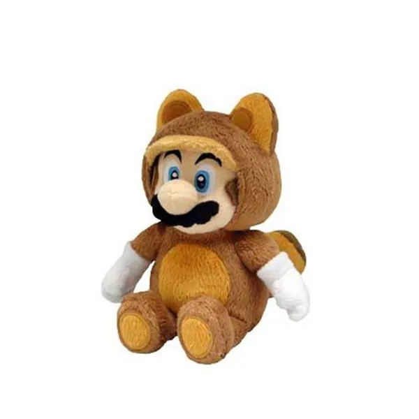 Little Buddy Official Super Mario Plush Raccoon Tanooki Mario, 9-Inch - 