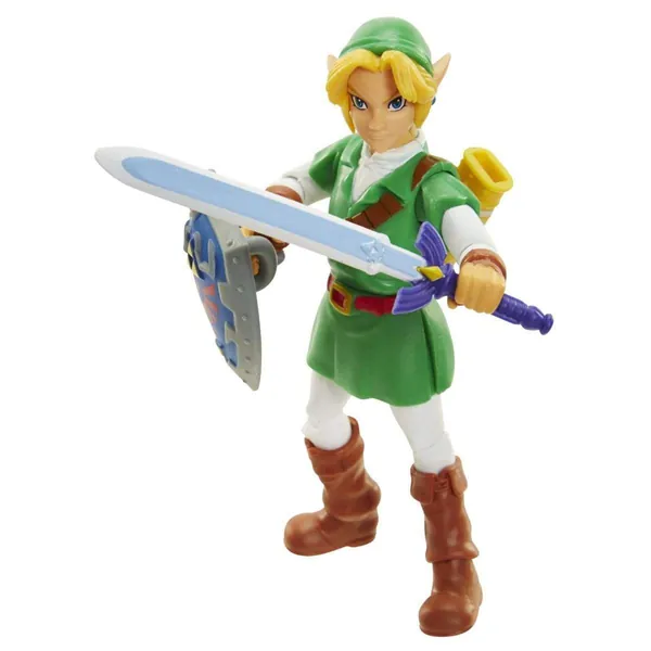 World of Nintendo The Legend of Zelda: Ocarina of Time Link Action Figure 4 Inches - 