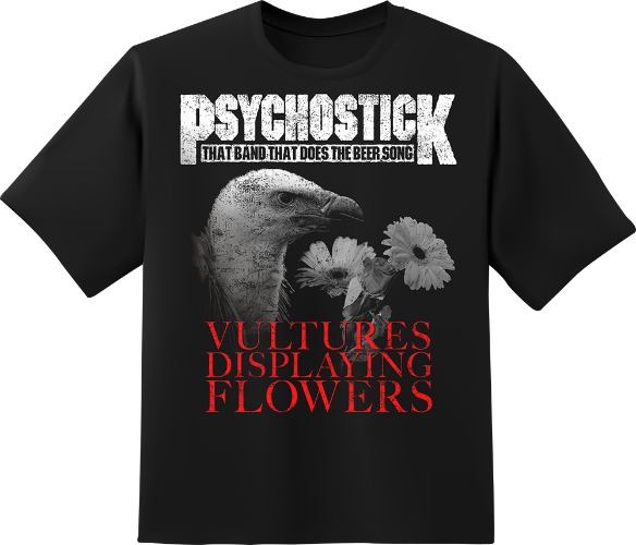 "Vultures Displaying Flowers" Tee | Large