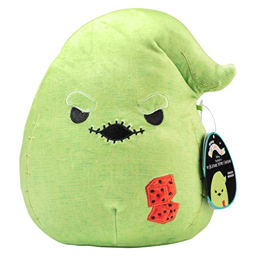 Squishmallows 8" Oogie Boogie, Green - Officially Licensed Kellytoy Halloween Plush - Collectible Soft & Squishy Stuffed Animal Toy - Nightmare Before Christmas - Gift for Kids, Girls & Boys - 8 Inch