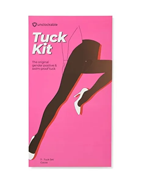 Unclockable T-Tape Tuck Kit - Gaff Alternative - Transgender, NB, Drag Queens, Crossdressing - 7 Pack