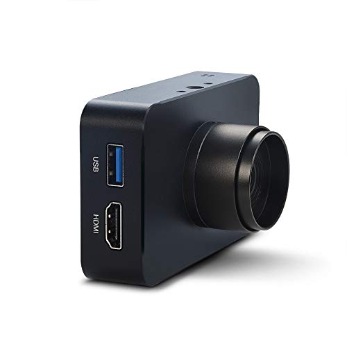 MOKOSE 12MP HDMI Camera 1080P USB HD Streaming Webcam, Recording 4K@30FPS Industry C/CS-Mount Camera with 3.2mm No Distortion Manual Lens - 3.2MM ( Manual Wide Angle lens )