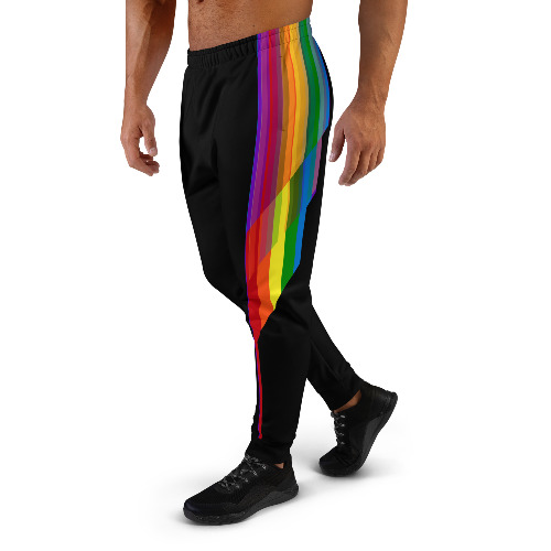 Pride Slim-Fit Joggers (Black Edition) | L