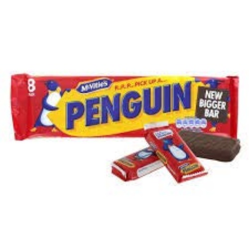 McVities Penguin Milk chocolate covered cream filled biscuits 8 pack x 3 24 Total Imported from Ireland
