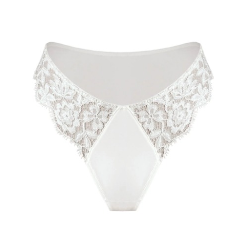 Frisson Hi Leg Panty Crystal - 3X / Crystal