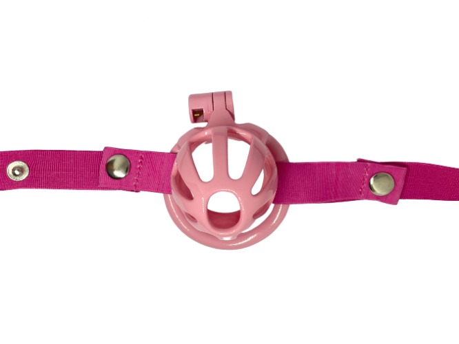 Elastic Chastity Strap (Pink) | Default Title