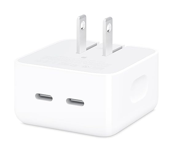 Apple 35W Dual USB-C Port Compact Power Adapter - Compact