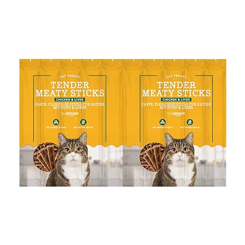 by Amazon Cat Sticks Chicken & Liver 50g - Chicken & Liver - 50 g (Pack of 1)