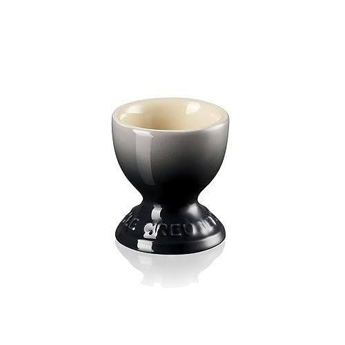 Le Creuset Stoneware Footed Egg Cup, 9 g, 5.3 x 5.3 x 5.9 cm , Flint, 81702004440099 - Flint
