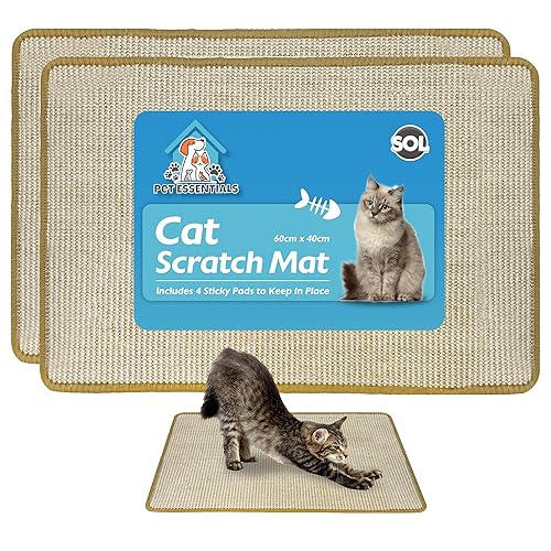 SOL 2pk Cat Scratching Mats 60cm x 40cm