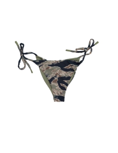 Tiger Stripe Reversible Bikini - Bottom | S