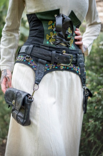 Bramblecourt Pocket Belt - Black - 2X (48" -  54")