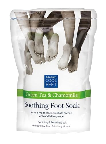 Escenti Cool Feet Soothing Green Tea & Chamomile Essential Foot Soak