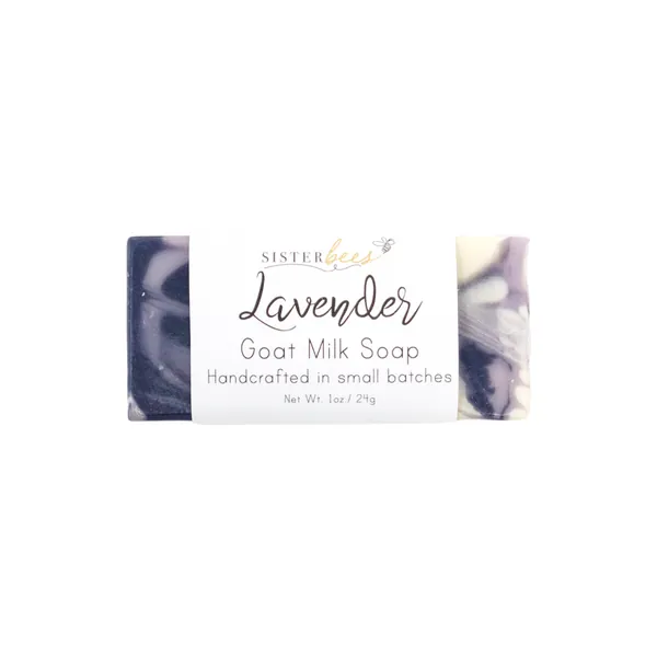 Travel Size Lavender Goat's Milk Soap by Sister Bees