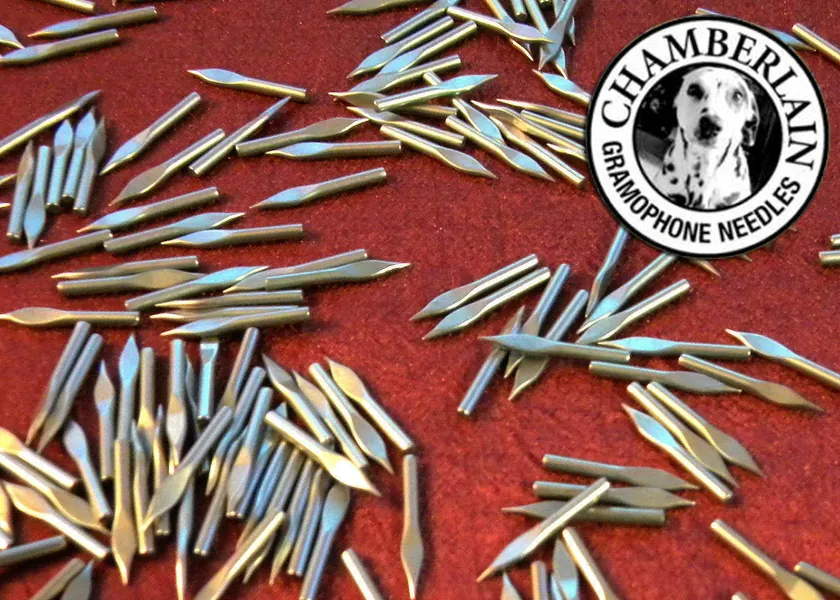 Spearpoint Needles for Vintage Phonographs by CHAMBERLAIN