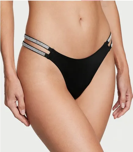 Victoria Secret Shine Strap - Black Double Strap