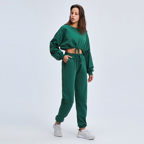 2-Piece Jogger Set - Forrest Green / L