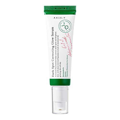AXIS-Y Dark Spot Correcting Glow Serum 0.16 fl. oz. | Brightening Treatment, Anti-Aging, Acne Scars, Fine Lines, Hyperpigmentation, and Dark Circles - 1 Fl Oz (Pack of 1)