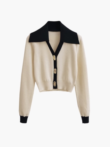 Buckle Up Long Sleeve Knit Top | Off-White / M