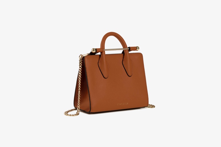 The Strathberry Nano Tote - Chestnut