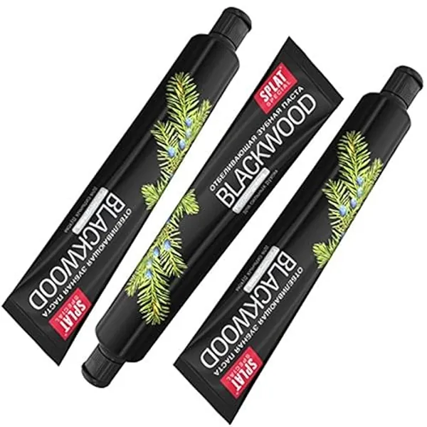 Splat Blackwood Whitening Zahnpasta 3 x 75 ml