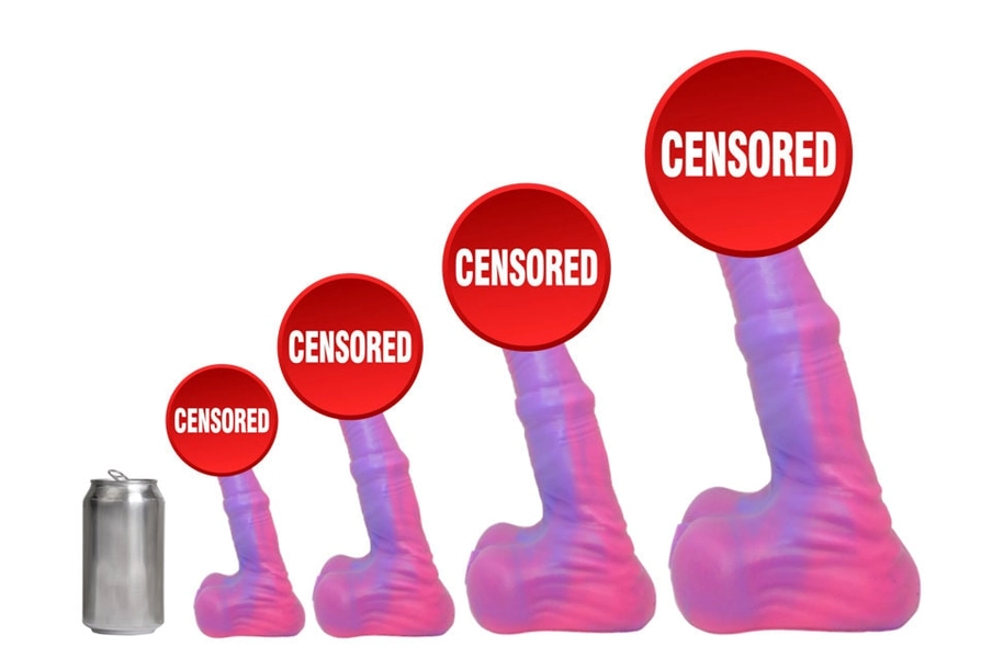 John Thomas® BUGABOO Platinum Silicone Dildo