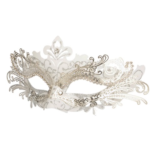 Hoshin Masquerade Mask, Mardi Gras Deecorations Venetian Masks for Womens - White