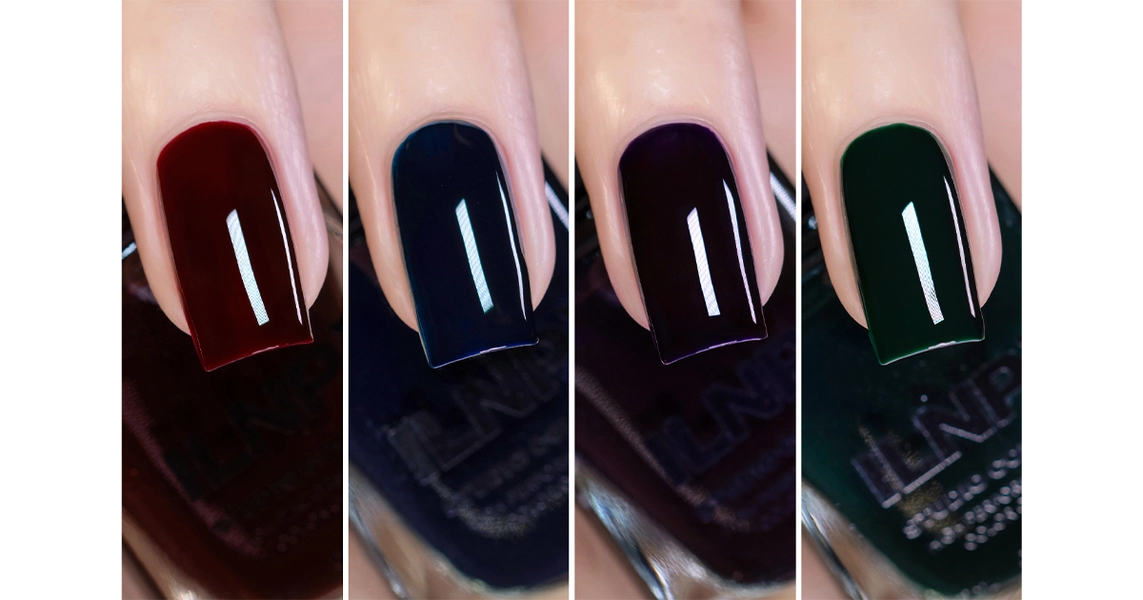 ILNP Thorns Collection - Shadowy Floral-Inspired Studio Color Nail Polishes