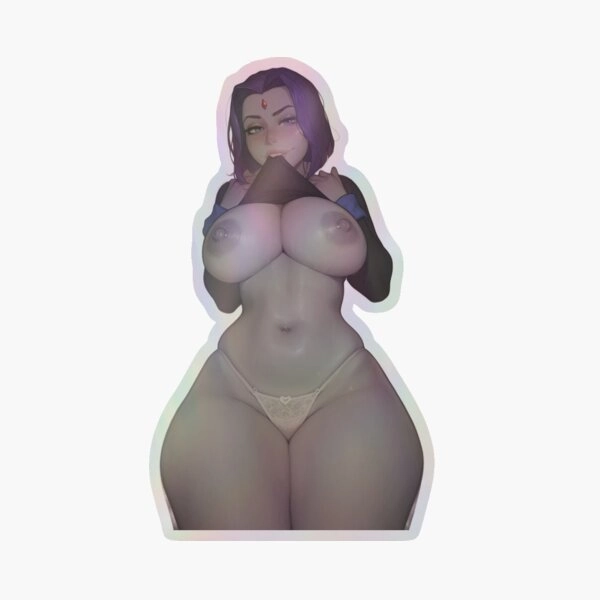 Raven Holographic Sticker