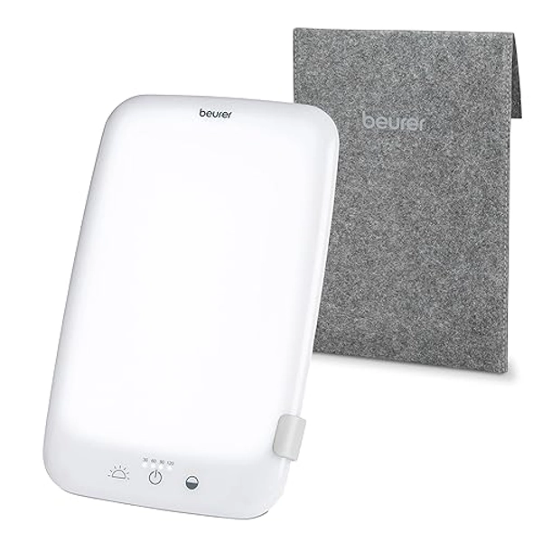 Beurer TL35UK SAD lamp, Simulation of Daylight, with 3 Colour temperatures for a Regulated Day-Night Rhythm, 10,000 lux, Medical Device, Removable Stand, with dimmer - 3 colour temperatures to imitate a day-night rhythm