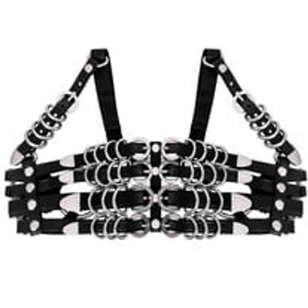 Uri Bra ( Black + Silver )
