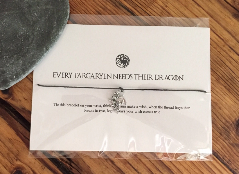 Every Targaryen Needs Their Dragon wish bracelet