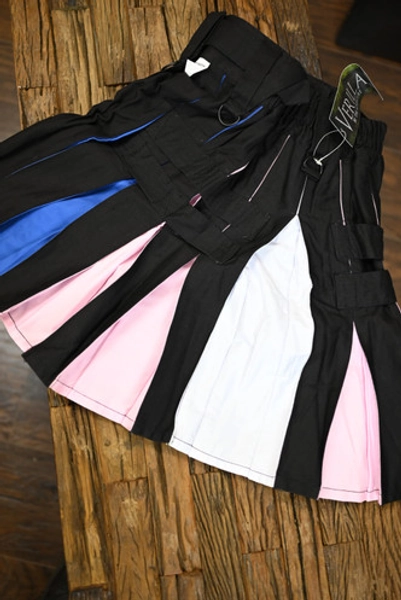 Versatta Trans Pride Hybrid Kilt - 19" - Size Women's Small (No Pockets)
