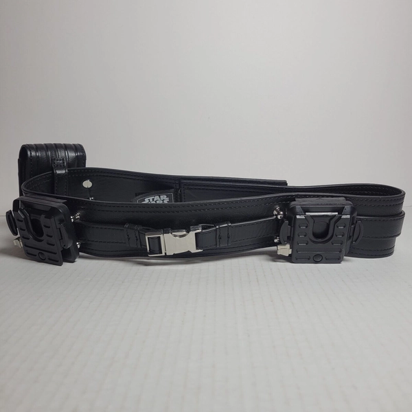 Star Wars Sith Belt 2 Clips Kids Youth Size L/XL Black Galaxy's Edge Disney
