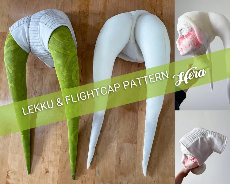 Hera Syndulla Rebels Twi'lek Lekku and Flight Cap - COMPLETE PATTERNS & TUTORIALS