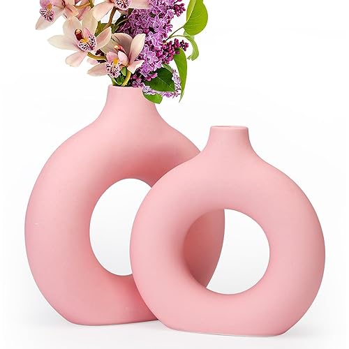 RedHill Ceramic Vase | Light Pink